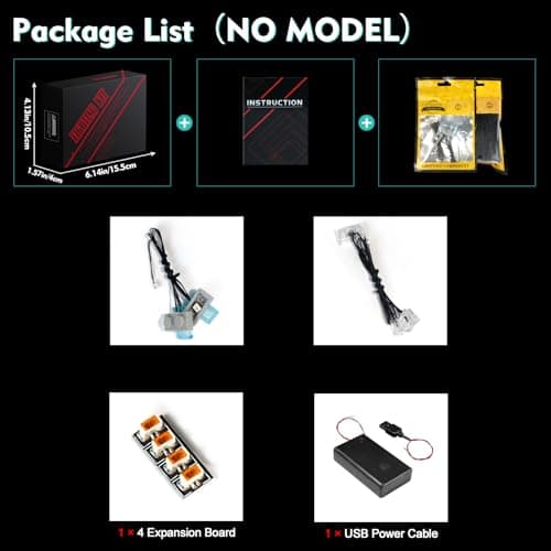 LocoLee LED Light Kit for Lego Minecraft The Deep Dark Battle 21246 (NOT Include The Lego Set), Decor Lighting Compatible with Deep Dark Battle Warden for Fans - NOT Included Model, Just Lights - Image 7