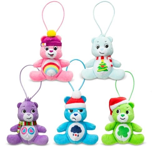 Micro Teenies - Care Bears Holiday 5 Pack Treasure Box - Miniature Plush Figure, Suffed Animal, Toy Mini Soft Figure for Kids, Girls and Boys Ages 4+ - Image 2
