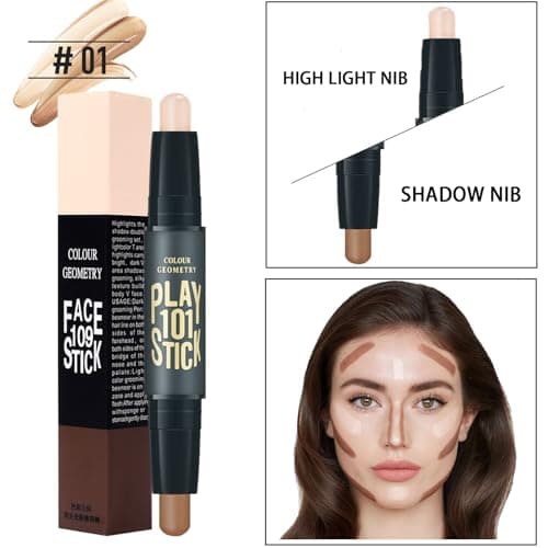 All in One Makeup Kit for Women Full Kit, Makeup Set 12 Colors Eyeshadow, Foundation & Primer, Lipsticks, Eyeliner, Mascara, Contour Stick, Brow Soap, Brush & Sponge, Make Up Gift Set for Women, Teens - Image 7