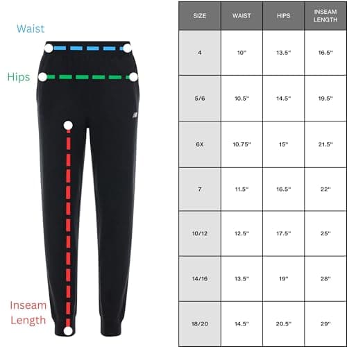 New Balance Boys Fleece Jogger 3 Pack – Kids Soft Cotton Blend Fleece Sweatpants with Pockets, Athletic Fit, Sizes 4-20 - Image 6