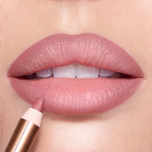 Charlotte Tilbury Lip Cheat Lip Liner Pencil - Gives Lips a Fuller-Looking, Defined Pout - Enriched with Jojoba Oil & Hyaluronic Acid - Waterproof, Smudge-Proof & Transfer-Proof - Pillow Talk Fair - Image 3