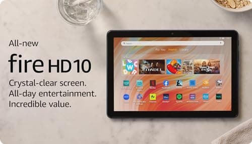 Amazon Fire HD 10 tablet (newest model) built for relaxation, 10.1" vibrant Full HD screen, octa-core processor, 3 GB RAM, 64 GB, Black - Image 8