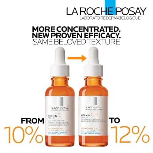 La Roche-Posay Pure Vitamin C Serum For Face With Hyaluronic Acid & Salicylic Acid, Hydrating & Brightening Serum, Boost Radiance & Reduce Wrinkles, Paraben Free - Image 2