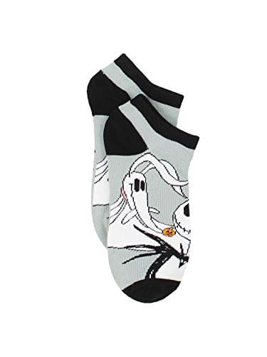 Disney The Nightmare Before Christmas Womens 6 pack Socks (Large (9-11), Purple) - Image 6