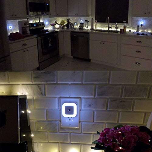 Uigos LED Night Light Lamp with Smart Sensor Dusk to Dawn Sensor, Daylight White, 0.5W Plug-in, 6-Pack - Image 7