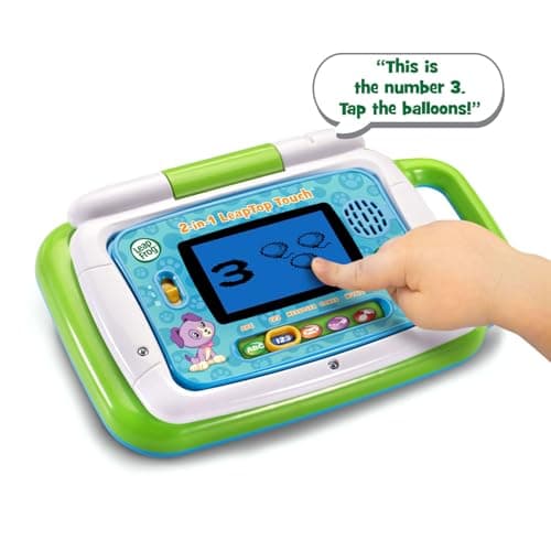 LeapFrog 2-in-1 LeapTop Touch, Green - Image 5