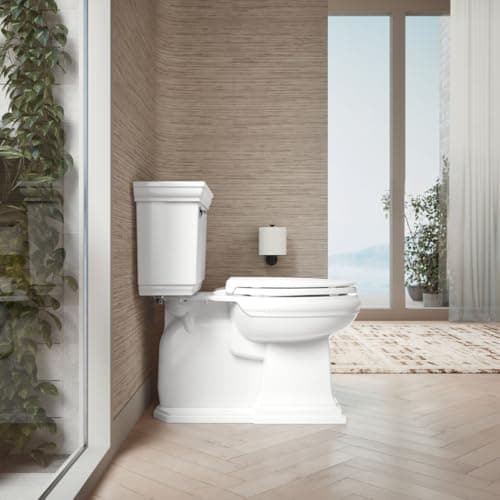 KOHLER 4636-RL-0 Cachet ReadyLatch Elongated Toilet Seat Slow Close, Soft Close Toilet Seat Quiet Lid, Contoured Grip-Tight Bumpers Installation Hardware, Apartment Essentials, White - Image 7