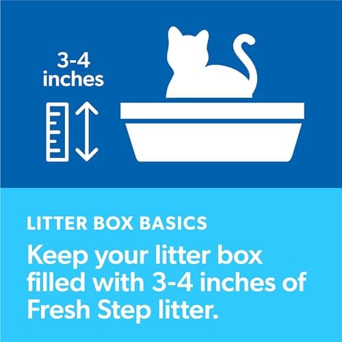 Fresh Step Clumping Cat Litter, Multi-Cat, Long Lasting Odor Control Kitty Litter with Activated Charcoal, Low Dust Formula, 14 lb - Image 5