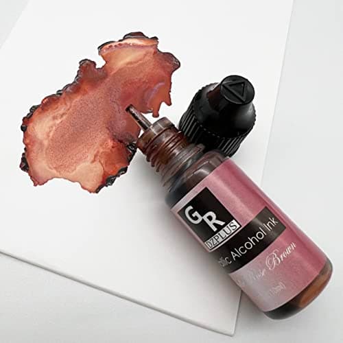 Metallic Alcohol Ink Set -26 Metallic Colors Alcohol Based Ink for Resin Art, Fluid Art,Resin Craft,Resin Petri Dish，Alcohol Ink Paint for Yupo,Tumbler (Metallic 26 Color Set) - Image 4