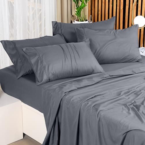 Utopia Bedding Queen Sheet Set – 4 Piece Bed Sheets for Queen Size Bed, Soft and Breathable Microfiber, Includes 1 Fitted Sheet, 1 Flat Sheet and 2 Pillowcases (Grey) - Image 6