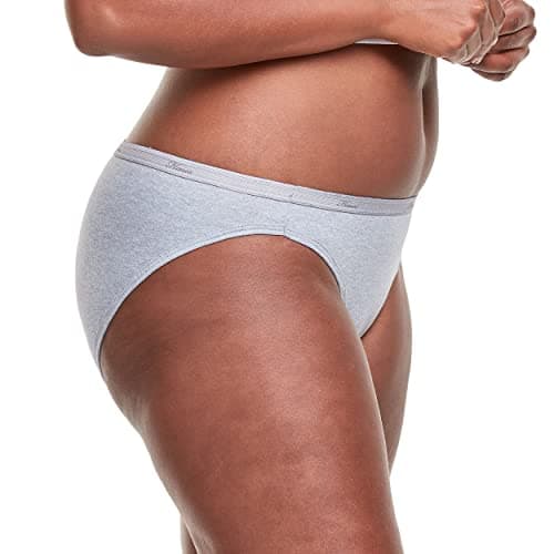 Hanes Women's Bikini Panties Pack, Soft Cotton Underwear, 6-Pack (Retired, Colors May Vary), Body Tones Mix, 6 - Image 3