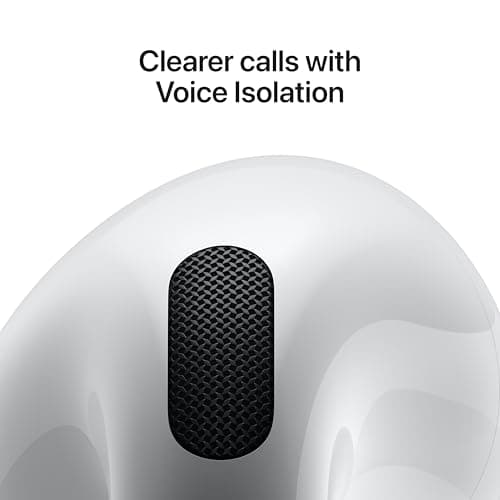 Apple AirPods 4 Wireless Earbuds, Bluetooth Headphones, Personalized Spatial Audio, Sweat and Water Resistant, USB-C Charging Case, H2 Chip, Up to 30 Hours of Battery Life, Effortless Setup for iPhone - Image 5