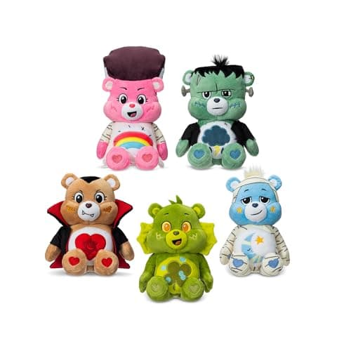 Care Bears Universal Monsters 9" Fun Size Plush - Grumpy Bear as Frankenstein - Soft, Huggable Plushie, Stuffed Animal for Girls and Boys, Ages 4+ - Image 8