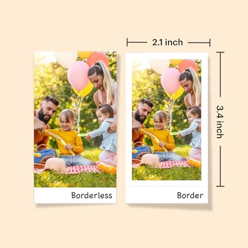 KODAK Mini Shot 2 Retro 4PASS 2-in-1 Instant Digital Camera and Photo Printer (2.1x3.4 inches) Initial 8 Sheets + 60 Sheets Bundle, White - Image 7