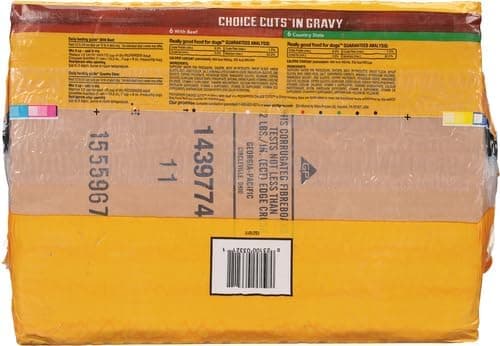 Pedigree Choice Cuts in Gravy Adult Canned Soft Wet Dog Food, Beef & Country Stew, 13.2 oz. Cans (12 Count, Pack of 1) Variety: Beef & Country Stew 12 Count (Pack of 1) - Image 6