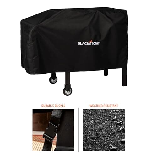 Blackstone® 1529 28" Griddle Cover, Black | Blackstone® 1529 Single Shelf, 600D Polyester, Weather-resistant Heavy Duty Outdoor BBQ Grilling Cover, Black - Image 4
