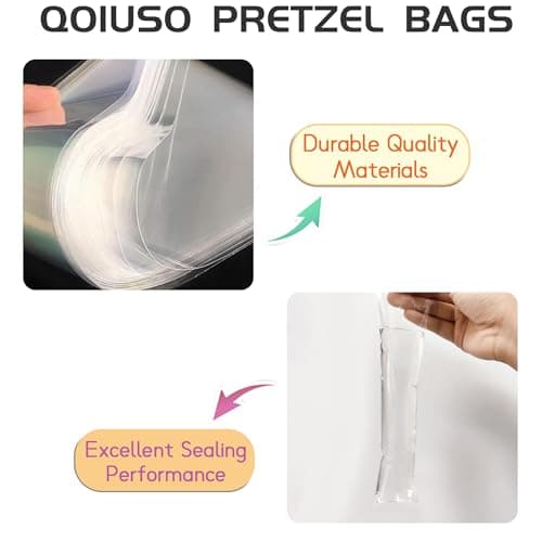 100 Pcs Self Sealing Cellophane Bags: 2x10 Inches Clear Pretzel Rod Resealable Pretzels Individual Bags for Packaging ICY Candy Treat Popsicle Cookies - Image 5