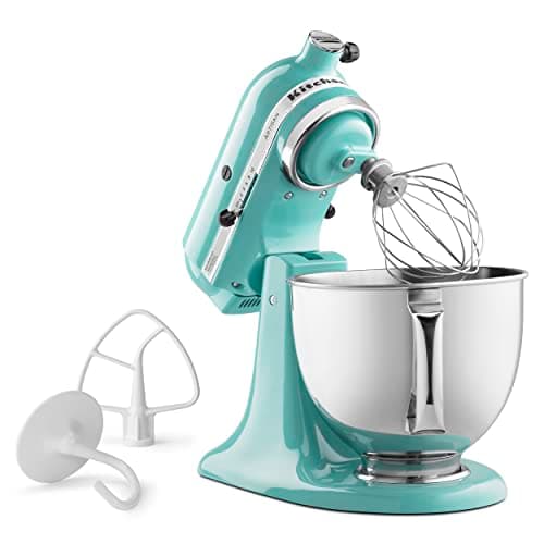 KitchenAid Artisan Series 5 Quart Tilt Head Stand Mixer with Pouring Shield KSM150PS, Removable bowl, Aqua Sky - Image 3
