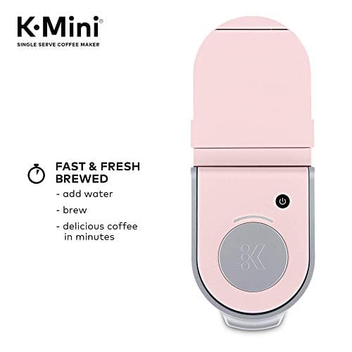 Keurig K-Mini Single Serve K-Cup Pod Coffee Maker, 6 to 12oz Brew size, with Cord Storage, Perfect for Small Spaces, Dusty Rose - Image 4