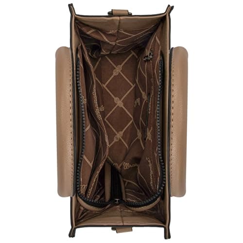 Wrangler Tote bag for women satchel bag purse for womens purses and handbags cute trendy Women's Purses bolsa wrangler para mujer with Zipper and Pocket top handle with strap khaki WG70-8120DKH - Image 6