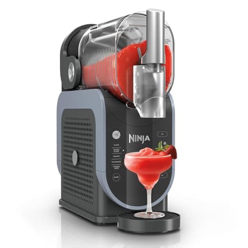 Ninja FS301 SLUSHi 88 oz. Frozen Drink & Slushie Machine (Renewed) Bundle with Deco Essentials Collapsable Water Bottle BPA Free 24oz Gray/Stainless and 1 YR CPS Enhanced Protection Pack - Image 2
