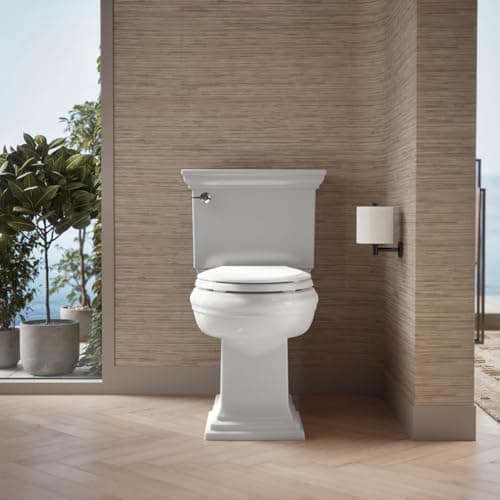 KOHLER 4636-RL-0 Cachet ReadyLatch Elongated Toilet Seat Slow Close, Soft Close Toilet Seat Quiet Lid, Contoured Grip-Tight Bumpers Installation Hardware, Apartment Essentials, White - Image 9