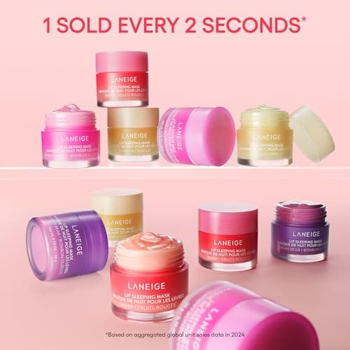 LANEIGE Lip Sleeping Mask, Berry: Nourishing Overnight Lip Treatment with Vitamin C, Shea & Murumuru Butter for Hydrating Dry, Flaky Lips - Image 8