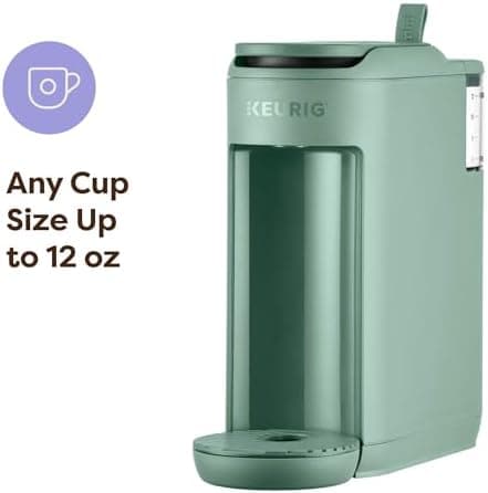Keurig K-Mini Mate Single Serve K-Cup Pod Coffee Maker, Brews Up to 12 oz Cup, Compact Portable Coffee Machine for Small Spaces, Great for Dorms & Offices, Glamping Green - Image 4