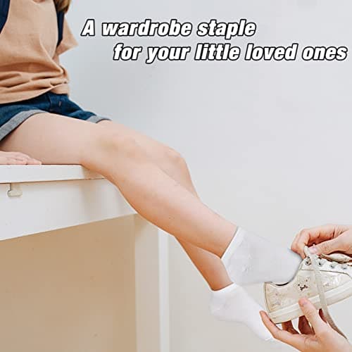 Kids Socks, 25 Pairs Toddler Socks Low Cut for Boys Girls Kids(4-7 Years Old), 25 Pairs Children No Show Ankle Socks Set - Image 4