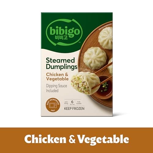 Bibigo Chicken and Vegetable Steamed Dumplings, 6 Oz - Image 3
