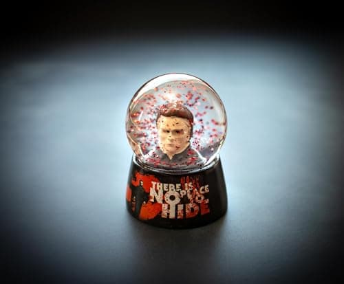 Halloween Michael Myers No Place to Hide Mini Snow Globe with Swirling Glitter Display | Horror Movie Collectible Keepsake | 3 Inches Tall - Image 6