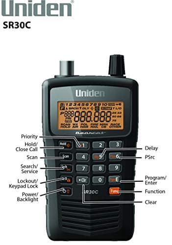 Uniden Bearcat SR30C, 500-Channel Compact Handheld Scanner, Close Call RF Capture, Turbo Search, PC programable, NASCAR, Racing, Aviation, Marine, Railroad, and Non-Digital Police/Fire/Public Safety - Image 3