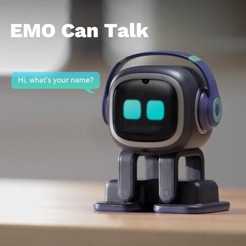 EMOPET AI Desk Robot Companion - ChatGPT Enabled with Voice Commands & Dancing, Interactive AI Robot Pet with Personality, for Adults and Kids - Image 2