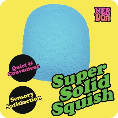 Schylling NeeDoh Gumdrop - Textured Sensory Toy with Super Solid Squish - 2.5" Tall - Colors May Vary (Pack of 1) - Image 2