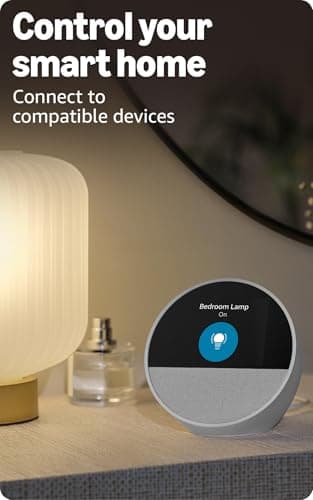 Amazon Echo Spot, Great for nightstands, offices and kitchens, Smart alarm clock with Alexa, Black - Image 6