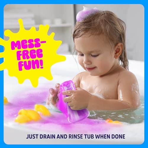 Tubby Tots Bath Potion Kits for Kids - 6 Pk - Bath Bombs for Kids - Toddler Bubble Foam Colors Fizzies - Bathtub Toys for Kid Ages 4-8 Years Old - Science Soap Potions Kit Age 3 4 5 6 7 8 - Non Toxic - Image 4