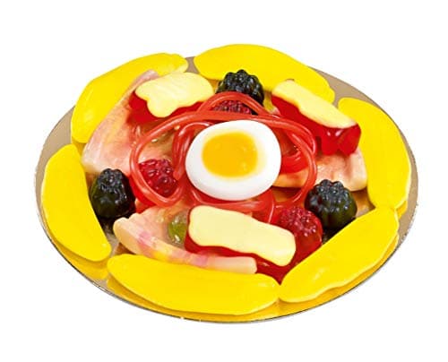 Raindrops Gummy Candy Pizza - 4.5” Mini Pizza with 18 Pieces of Candy Per Box - Yummy Toppings Made from Gummy Bears, Gummy Fruits, Licorice Ropes and More - Fun and Unique Candy Gifts (1 Pizza) - Image 3
