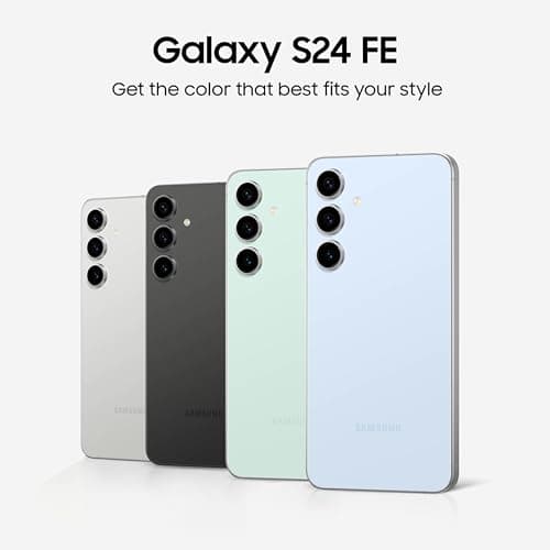 SAMSUNG Galaxy S24 FE AI Phone, 128GB Unlocked Android Smartphone, High-Res 50MP Camera, Long Battery Life, AMOLED Bright Display, US Version, 2024, US 1 Yr Warranty, Graphite - Image 2