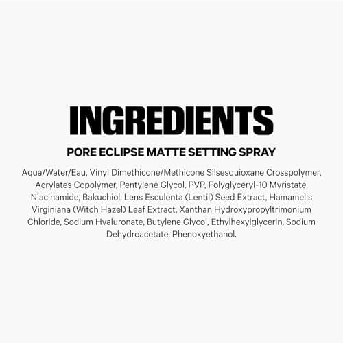 Milk Makeup Pore Eclipse Matte Setting Spray – Blurs Pores, Controls Shine + Sets Makeup for Up to 16 Hours – Long-Lasting, Oil + Alcohol-Free Facial Mist for a Soft, Matte Finish – 2.9 oz - Image 9