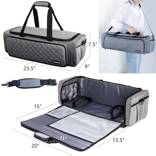 IMAGINING Carrying Case Bag for Cricut Maker 4, Maker 3, Explore 4, Explore 3, Explore Air 2, Large Opening Storage for Cricut Accessories and Suppliers - Image 6