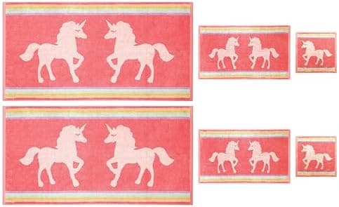 set of 12 unicorn washcloths - Image 2