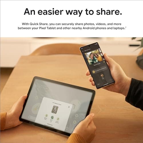 Google Pixel Tablet - Android Tablet with 11-Inch Screen and Extra-Long Battery Life - Porcelain - 8 GB RAM - 128 GB - Image 12