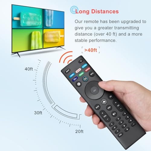 Universal Remote Control XRT140 for VIZIO Smart TV Remote Replacement XRT136 XRT260 XRT270 Smartcast D, E, M, P, V, PX Series Smart TVs - Image 5