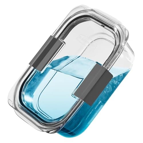 Rubbermaid Brilliance Food Storage Containers BPA Free Airtight Lids Ideal for Lunch Meal Prep & Leftovers Set of 5 (3.2 Cup) - Image 3