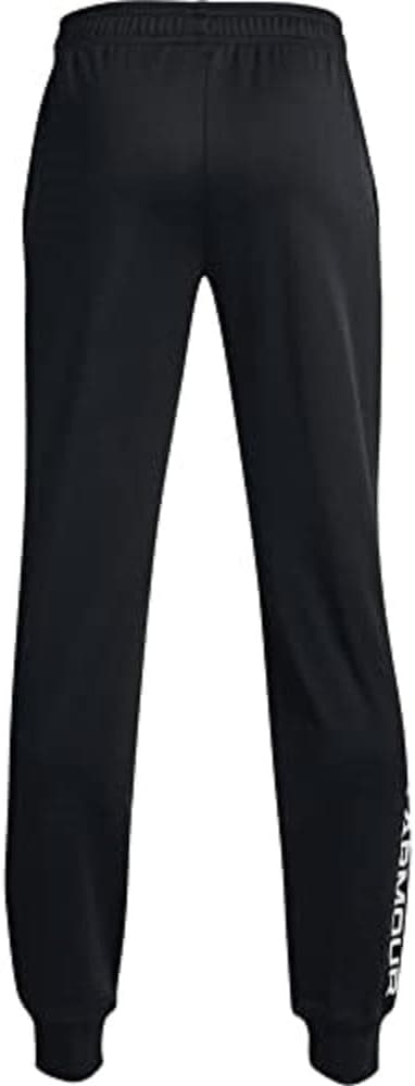 Under Armour Boys' Brawler 2.0 Tapered Pants Standard X-Large Black (001)/White - Image 6