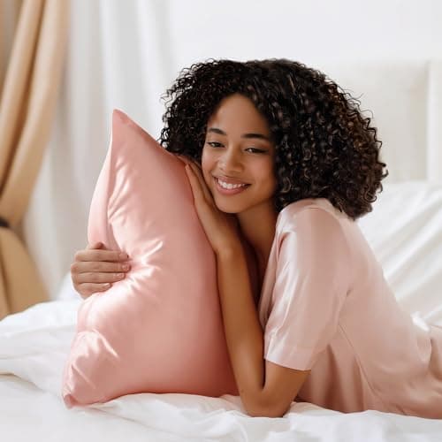 BEDELITE Satin Pillowcase for Hair and Skin, Super Soft and Cooling Similar to Silk Pillow Cases 2 Pack with Envelope Closure, Gift for Women Men(20"x26" Standard Size, Coral) - Image 6