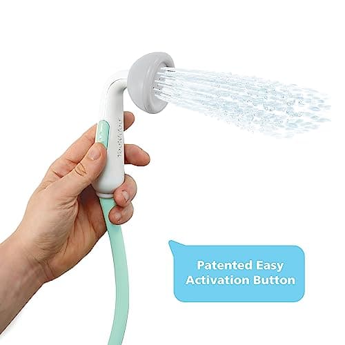 Yookidoo Baby Bath Shower Head - Elephant Water Pump with Trunk Spout Rinser - Control Water Flow from 2 Elephant Trunk Knobs for Maximum Fun in Tub or Sink for Newborn Babies - Image 7