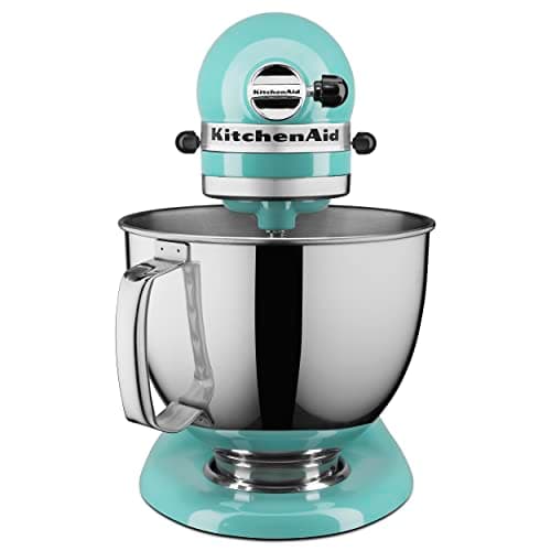 KitchenAid Artisan Series 5 Quart Tilt Head Stand Mixer with Pouring Shield KSM150PS, Removable bowl, Aqua Sky - Image 2