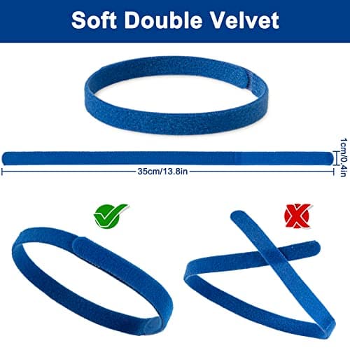 Whaline 20 Colors Puppy Whelping Collars Double-Sided Adjustable ID Collars Soft Bands for Newborn Pet Dog Cat, 13.8 Inches - Image 3