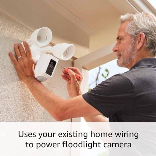 Ring Floodlight Cam Wired Plus — Outdoor home or business security with motion-activated 1080p HD video and floodlights, (2021 release) Black - Image 5